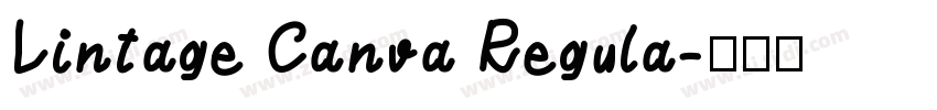Vintage Canva Regula字体转换